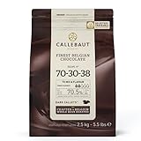 CALLEBAUT Receipe No. 70-30-38 - Kuvertüre Callets, Zartbitterschokolade,...