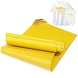 Plotterfolie Textil Gelb, 30,5 x 244 cm PVC Transferfolie für DIY &...