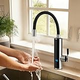 Wasserhahn mit Durchlauferhitzer, 3000W Elektrischer Wasserhahn,...