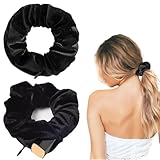 2 Stück Haargummis mit Geldversteck zum Verstecken, Reise-Gadgets für...