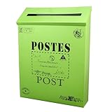 Mikikit Vintage Briefkasten 29X22X6Cm Multifunktionaler Postkasten aus...