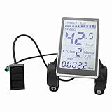 ZAICOLER Fahrrad -Tachometer, Elektrofahrrad -LCD Messgerät LCD...