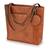 Berliner Bags Vintage Shopper Tasche Damen Seville, Henkeltasche aus Leder,...