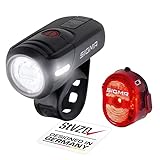 SIGMA LED Fahrradlicht Set Aura45/Nugget II mit 45/15 Lux |Wiederaufladbar...