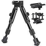 Feyachi 3 in 1 Tactical Rifle Bipod + Rail Mount Adapter + Barrel Clamp...