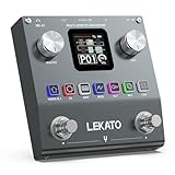 LEKATO Gitarren-Multi-Effekt-Pedal, wiederaufladbarer Bass-Effektprozessor...