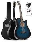 Rocktile WSD-5C-BUB Slim Line Westerngitarren Set - Dreadnought Akustik...