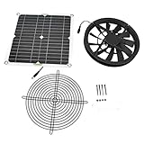 Ejoyous Solarpanel Lüfter Kit, 100 W Wasserdichter Solarlüfter...