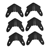 TOBBOMEY 6 Stück Teiliges Metall Eckschutz Schwarz Robuste...