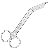 May Sicherheitsschere 14,5 cm – Notfall-Schere aus Edelstahl, rostfrei &...