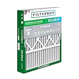 Filterbuy 20 x 25 x 5 Luftfilter MERV 8 Staubschutz (1er-Pack), plissierter...