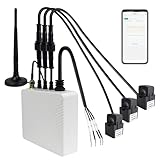 OWON 3-Phasen-WLAN-Smart-Home-Energiemonitor, 3-Phasen-Zangenmessgerät mit...