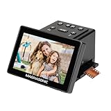 Magnasonic All-in-One 25MP-Filmscanner mit großem 5'-Display und HDMI,...