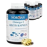 NORSAN Premium Omega-3 Arktis Dorschöl Kapseln 6x120 Kapseln - 1.500 mg...