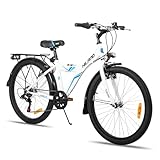 HILAND 24 Zoll Kinderfahrrad Mountainbike, MTB für Kinder Jungen Mädchen...