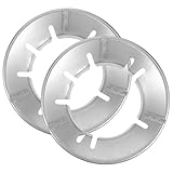 SHINEOFI 2 Stück Rutschfester Gusseisen Wok Ring mit 8 Schlitzen...