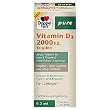 Doppelherz pure Vitamin D3 Tropfen – Vitamin D trägt zur normalen...