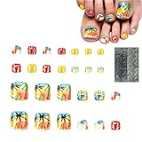 Duroecsain Vormontierte Nägel für Damen, recycelbare Nagelabdeckungen...