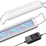 FEDOUR 30-45CM Vollspektrum Aquarium LED Beleuchtung mit Timer,...