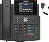 GEQUDIO IP Telefon GX5+ Set mit Netzteil Adapter - Fritzbox, Telekom...