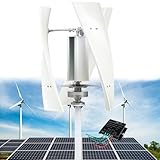 6000W Niedriggeräusches Home Vertikaler Windergie Turbinen Generator Kit...