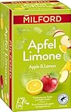 MILFORD Apfel Limone | Früchtetee mit Äpfeln und Apfel-Aroma | 20...