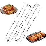 Chicken Wing Grillgabel, Chicken Wings Rack Aus Edelstahl, 2 Stück Metall...