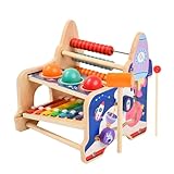 Kinder-Kugelhammer-Xylophon – Hämmerndes Hämmerspielzeug, Interaktives...