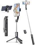 Selfie Stick mit Abnehmbarer Handyhalterung,106 cm Ausziehbares Handy...