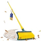 Krallenbesen Set 30 cm Holz mit Teleskopstiel gebogenen Borsten Gartenbesen...