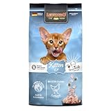 LEONARDO Kitten GF für Katzen, 1,8kg, mit frischem Geflügel und Makrele,...