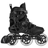 Powerslide Inline Skate Phuzion Argon Black 100, für Fitness, für Damen...