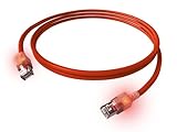 EasyLan DualBoot LED Patchkabel RJ45 S/FTP Kat.6A (Class EA), mit saCon...