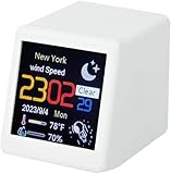 Wetterstation, stimmungsbarometer mit Außensensor und Digital Farbdisplay,...