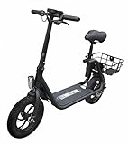 elrofu E-Scooter Power Seat 20km-RW 350W 8AH 20 km/h Leistungstarker...