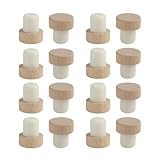 16 Stück T-förmige Korken aus Holz und Gummi, Wine Bottle Corks,...