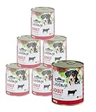 Dehner Lieblinge Hundefutter Adult | Nassfutter | mit Rind und Herz | viele...