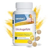 sanotact Glücksgefühl (90 Tabletten) - Natürlicher Stimmungsaufheller...