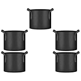 YAOGUI Atmungsaktive Pflanzbeutel für Gemüse, Blumen, 1,8 l, 2,5 l, 2,7...