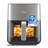 MIDEA Digital Luftfritteuse, 6.5L Airfryer LED Touch Screen...