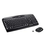 Logitech MK330 Kabelloses Tastatur-Maus-Set, 2.4 GHz Verbindung via...