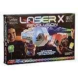 Laser X Revolution Double Blasters, Orange/Abendrot im Zickzackmuster...