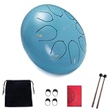 VixxNoxx Stahlzungentrommel Regentrommel Outdoor Garten Hand Drum Handpan...