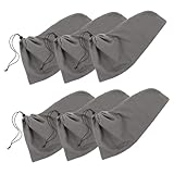 Uonlytech 6 Stück Teiliges Baumwoll-schuhbeutel mit Kordelzug...