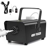 Littleboyny 400W Nebelmaschine, Smoke Machine,Mini Fog Rauchmaschine mit 2...