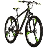 WYLD Mountainbike Hardtail 29'' Sharp Schwarz 21 Gänge (Schwarz-Grün, 46...