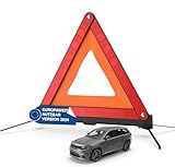 autogadget® KFZ Warndreieck Notfalldreieck rot, Dreieck Autozubehör...