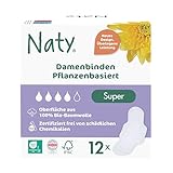 Naty Damenbinden Super mit Flügeln | 100% zertifizierte Bio-Baumwolle auf...