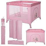 Lorelli Baby Laufstall Playground, kleiner Laufgitter 100x100 cm,...