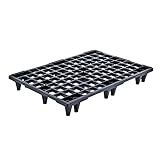 Propac z-paleco Paletten in wirtschaftlichen Kunststoff, schwarz, 120 x 80...